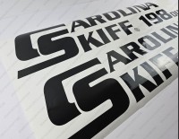 Carolina Skiff 198 DLV Boat Logo Decals Set of 2 x 37"
